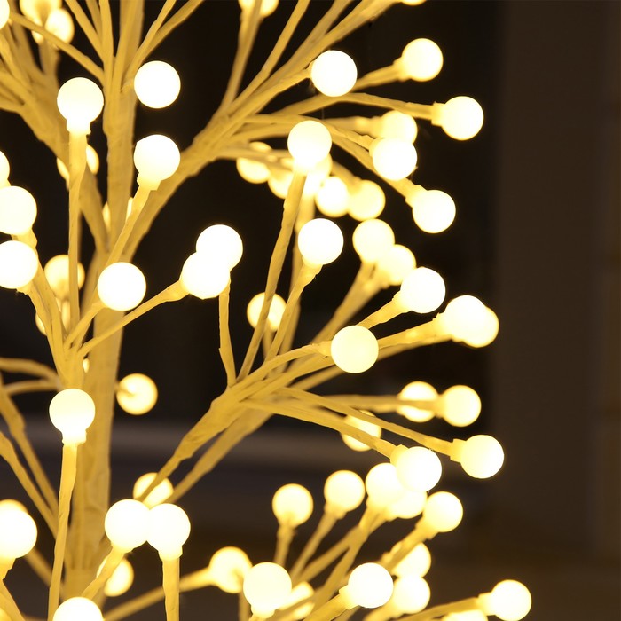 Светодиодное дерево «Шарики» 1.5 м, 360 LED, постоянное свечение, 220 В, свечение тёплое белое - фото 1911398822