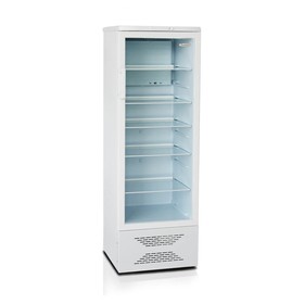 Холодильный шкаф витринного типа "Бирюса" 310, 310 л, +1...+10 °C, белый