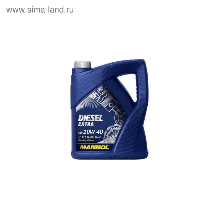 Масло моторное MANNOL 10w40 п/с Diesel Extra, 5 л - Фото 1