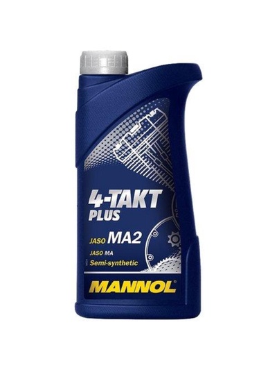 Масло моторное MANNOL 4T п/с 10w40 PLUS, 1 л