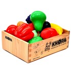 Игровой набор в большом ящике «Фрукты-овощи», 22 элемента - Фото 1