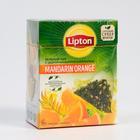 Чай Lipton зеленый, мандарин и апельсин, 36 г - Фото 1