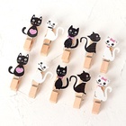 Прищепки декоративные «Кошечки» набор 10 шт. - Фото 2