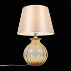 Прикроватная лампа St Luce. SL968.904.01. Ampolla. 1х60 Вт, E27, 35х35х54 см, цвет хром, янтарный - Фото 2
