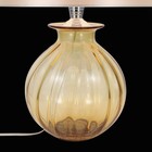 Прикроватная лампа St Luce. SL968.904.01. Ampolla. 1х60 Вт, E27, 35х35х54 см, цвет хром, янтарный - Фото 4