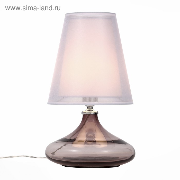 Настольная лампа AMPOLLA, 60Вт E27, цвет хром, розовый