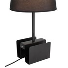 Настольная лампа PORTUNO, 40Вт E14, цвет чёрный - Фото 3