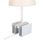 Настольная лампа PORTUNO, 40Вт E14, цвет белый - Фото 4