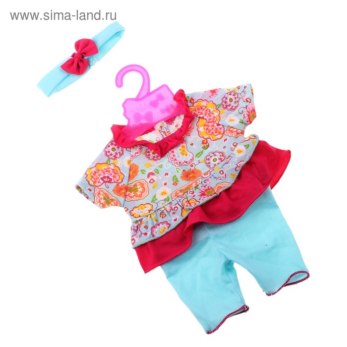 Одежда для пупса, с повязкой на голову - Фото 1
