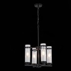 Люстра подвесная St Luce. SL334.403.04. Bichero. 4х60 Вт, E14, 33х33х49,7 см, цвет чёрный, никель - Фото 2