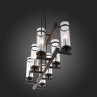 Люстра подвесная St Luce. SL334.403.07. Bichero. 7х60 Вт, E14, 66х20х67 см, цвет чёрный, никель - Фото 11