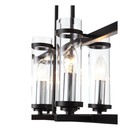 Люстра подвесная St Luce. SL334.403.07. Bichero. 7х60 Вт, E14, 66х20х67 см, цвет чёрный, никель - Фото 15