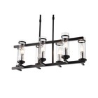 Люстра подвесная St Luce. SL334.403.07. Bichero. 7х60 Вт, E14, 66х20х67 см, цвет чёрный, никель - Фото 6