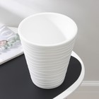 Кашпо для цветов со вставкой «Валенсия», 5.2 л, белое - Фото 3