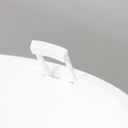 Кашпо для цветов со вставкой «Валенсия», 5.2 л, белое - Фото 4