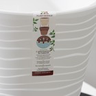 Кашпо для цветов со вставкой «Валенсия», 5.2 л, белое - Фото 5