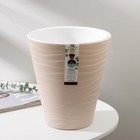 Кашпо для цветов со вставкой «Валенсия», 5.2 л, бежевое - Фото 5