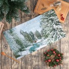 Полотенце «Этель» Зимняя сказка 40×70 см, 100% хл, саржа 190 г/м² - Фото 1