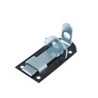 УЦЕНКА Задвижка дверная ЗД 008, 75 мм, под навесной замок, черный - Фото 2