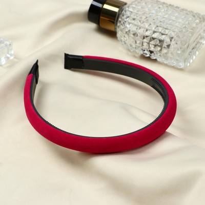 Ободок для волос QF «Августина», бархат, 1 см, МИКС