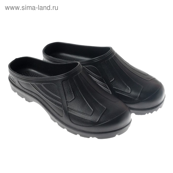 Галоши мужские, цвет чёрный, размер 45 - Фото 1