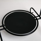 Подставка для цветов напольная, диаметр 22 см, цвет чёрный - Фото 2