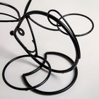 Подставка для цветов «Мышь», на 2 цветка, цвет чёрный - Фото 2