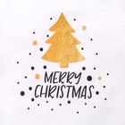 Набор: боди,юбка,повязка Крошка Я "Merry Christmas", белый/бежевый, р.22, рост 62-68 см - Фото 10