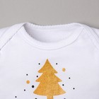 Набор: боди,юбка,повязка Крошка Я "Merry Christmas", белый/бежевый, р.26, рост 74-80 см - Фото 8
