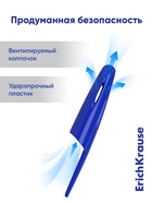 Набор шариковых ручек ErichKrause. R-301 Original Stick, 4 цвета, узел 0.7 мм, МИКС - Фото 9