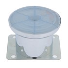 Опора мебельная 50?50 мм (В-140) 0.6 мм, хром (комплект 2 шт) - фото 20987796