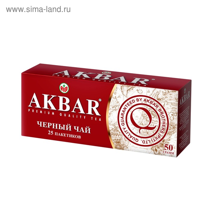 Чай "Акбар" "КЛАССИЧЕСКАЯ СЕРИЯ (фиолет), 25*2г - Фото 1