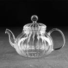Чайник заварочный со стеклянным ситом и крышкой Доляна «Диана», 600 мл - фото 17586183