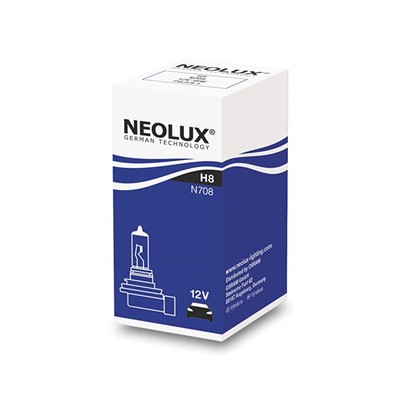 Лампа автомобильная NEOLUX, H8, 12 В, 35 Вт, N708