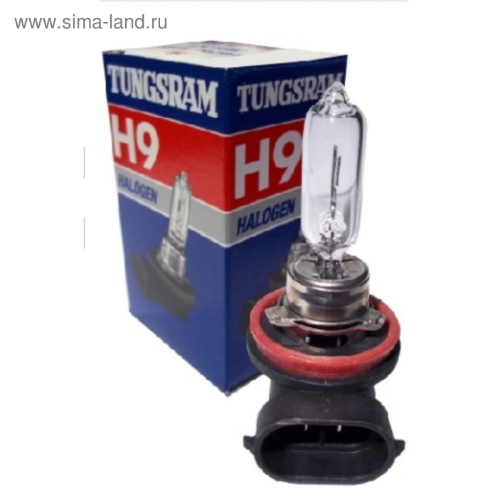 Лампа автомобильная Tungsram, H9, 12 В, 65 Вт, 53100U - Фото 1