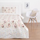 Постельное бельё Этель «Совы» 145×210 см, 150×210 см, 50×70 см - 1 шт, 125 г/м², бязь, хлопок 100% - Фото 1