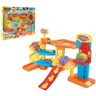 Гараж мини «Детский», с вертолетной площадкой, 2 уровня - Фото 1