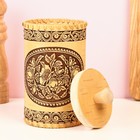 Туес «Пионы», 10.5×20 см, береста - Фото 3