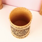 Туес «Пионы», 10.5×20 см, береста - Фото 5