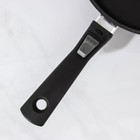 Сковорода чугунная, d=24 см, съёмная ручка, алюминиевая крышка, цвет чёрный - Фото 4