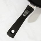 Сковорода чугунная, d=24 см, съёмная ручка, цвет чёрный - Фото 4