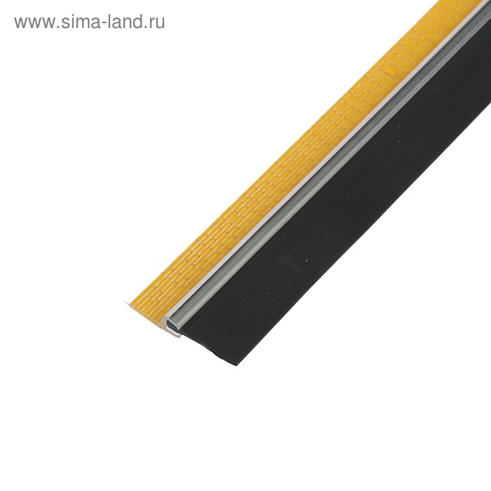 Уплотнитель для дверей 40 мм x 1 м, прочный профиль, прозрачный - Фото 1