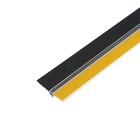 Уплотнитель для дверей 40 мм x 1 м, прочный профиль, прозрачный - Фото 2