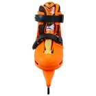 Коньки ледовые раздвижные 223G с роликовой платформой + защита, PVC колёса, размер 34-37 - Фото 6