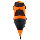 Коньки ледовые раздвижные 223G с роликовой платформой + защита, PVC колёса, размер 34-37 - Фото 7