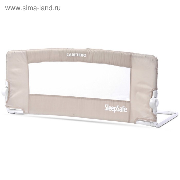 Барьер безопасности для кроватки Caretero Sleepsafe, цвет коричневый - Фото 1