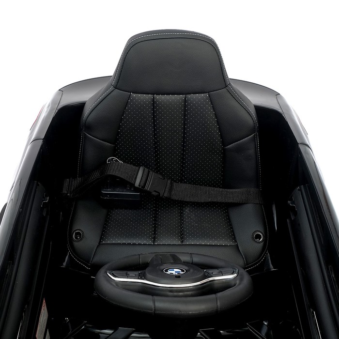 Электромобиль BMW 6 Series GT, EVA колёса, кожаное сидение, цвет черный - фото 1887910710