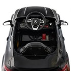 Электромобиль MERCEDES-BENZ C63 S AMG, EVA колёса, цвет черный - Фото 7