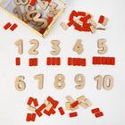 Деревянные цифры-раскраски «Изучаем счёт» МИКС - Фото 5