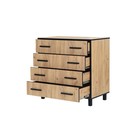 Комод для хранения «Лофт», 900×500×900 мм, цвет крафт золотой 4671478